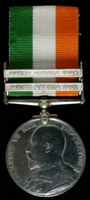 Ralph Jackson : King's South Africa Medal with clasps 'South Africa 1901', 'South Africa 1902'